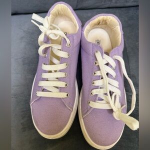 Purple Canvas Sneakers
